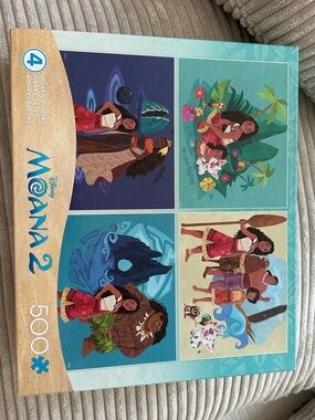 Open box- Disney Moana 2 Puzzle  (500 Pieces)